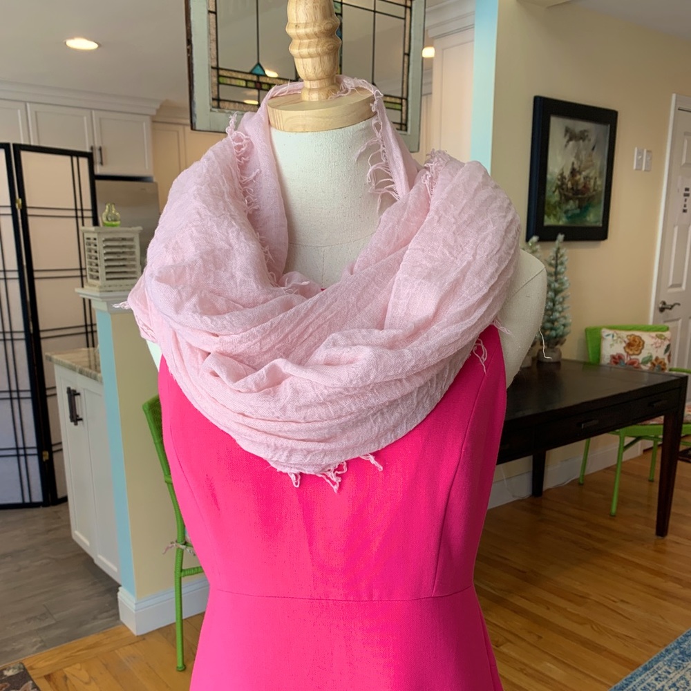 Cotton Candy Pink Scarf Wrap 32”x72”